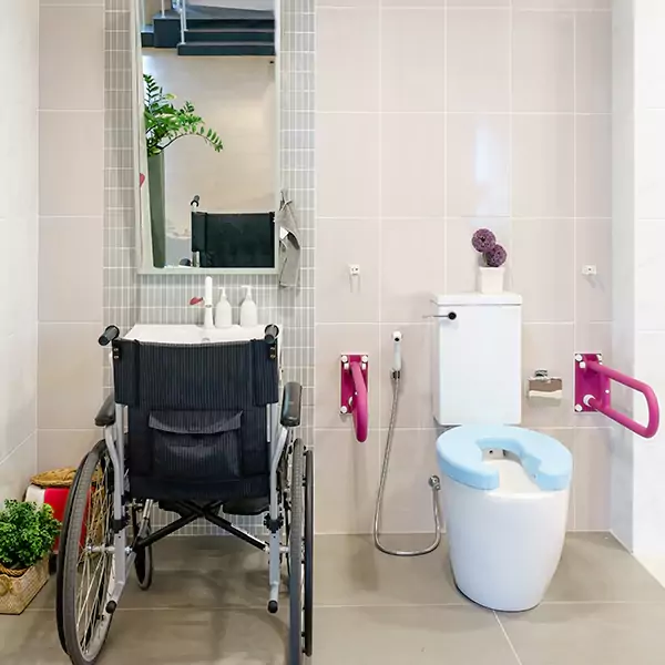 Handicap Bathroom Remodel in CapeCoral, Florida