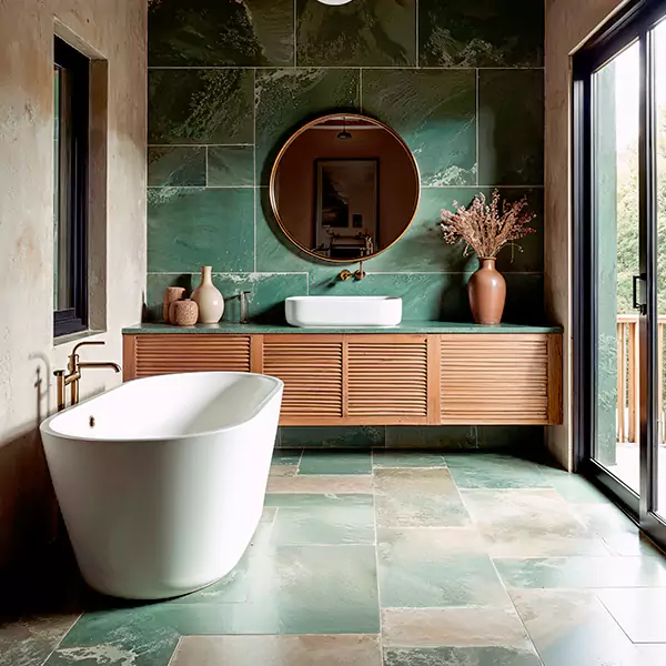 Rustic Bathroom Remodel in CapeCoral, Florida