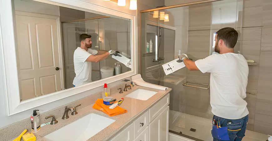 Simple Modern Bathroom Remodel in CapeCoral