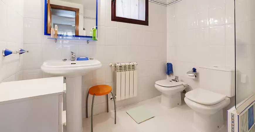 White Shower Remodel in CapeCoral